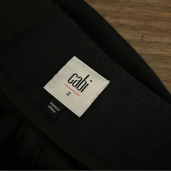 Cabi Miranda Black vegan  leather Skirt Size:2 #3754 - Picture 6 of 9